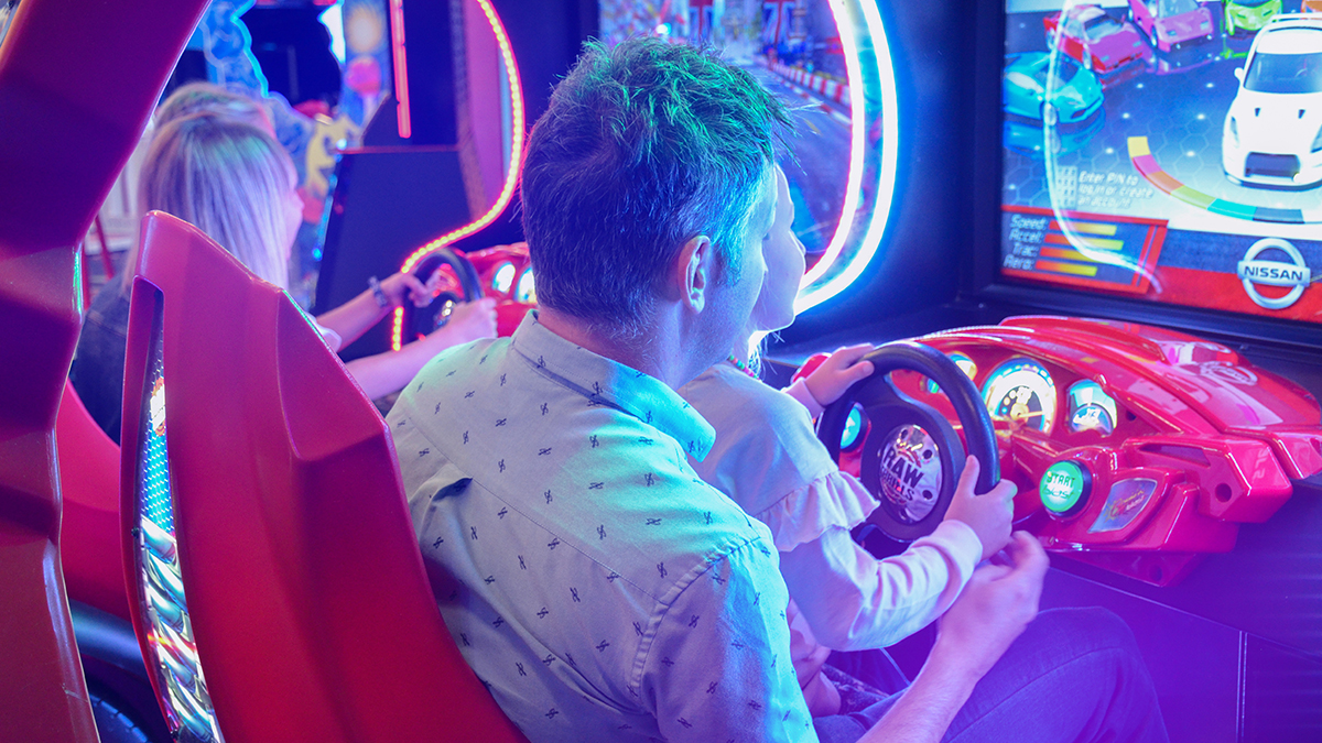 Accès pour la journée au centre d'amusement Arcade Carie Factory